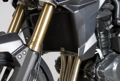 Ochranná mřížka chladiče R&G Racing BLACK - Triumph Tiger 1200 Explorer